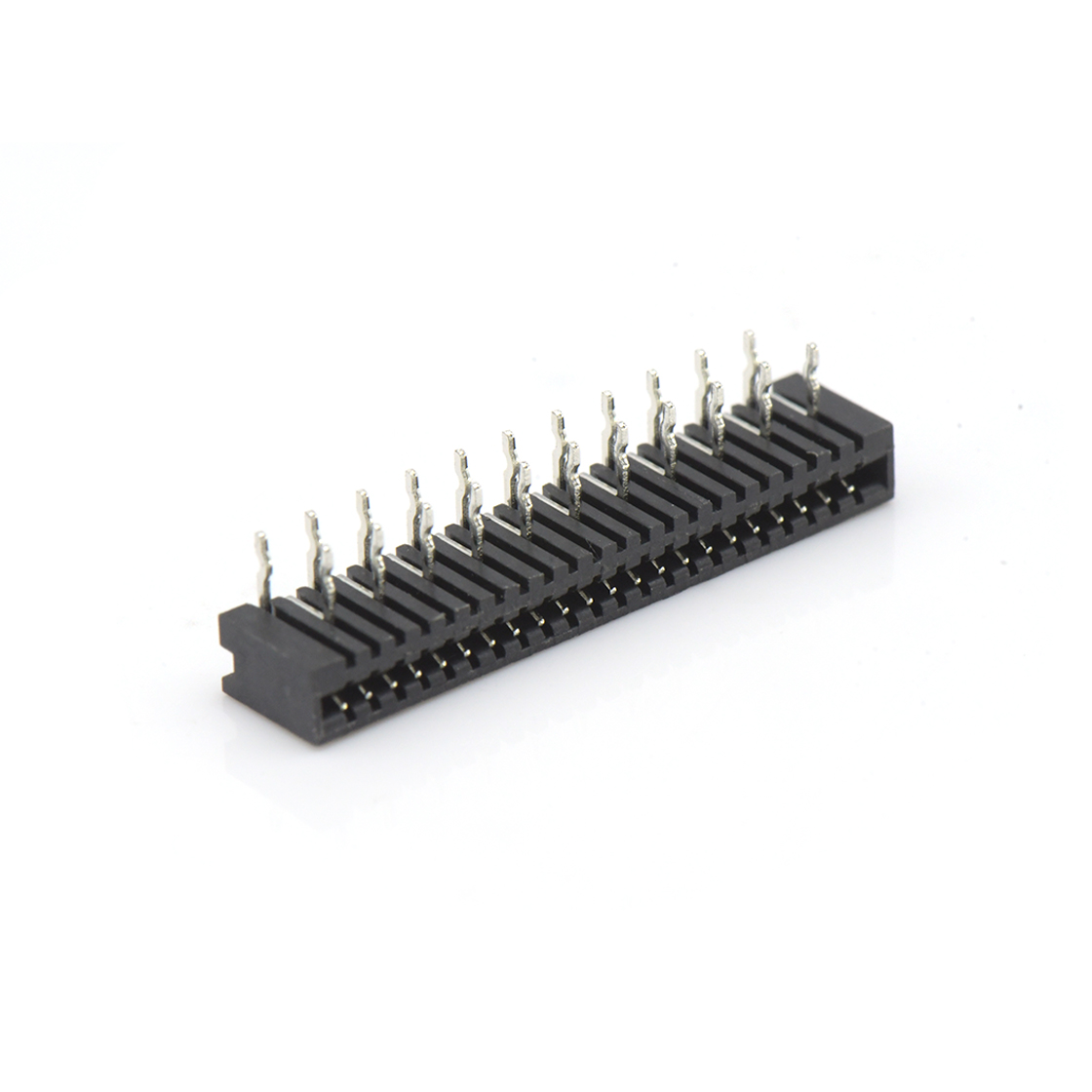 Pitch 1.00mm 90º C型 卧插 22Pin 黑色